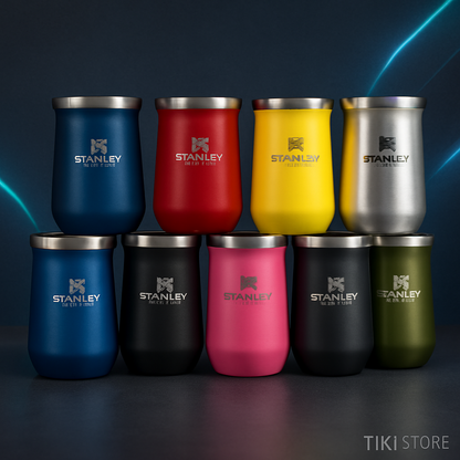 Mate Tipo Stanley de Acero Inoxidable | Térmico, Resistente y Moderno